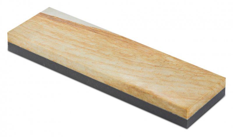 RH Preyda Combination Arkansas Bench Stones Soft / Hard Black