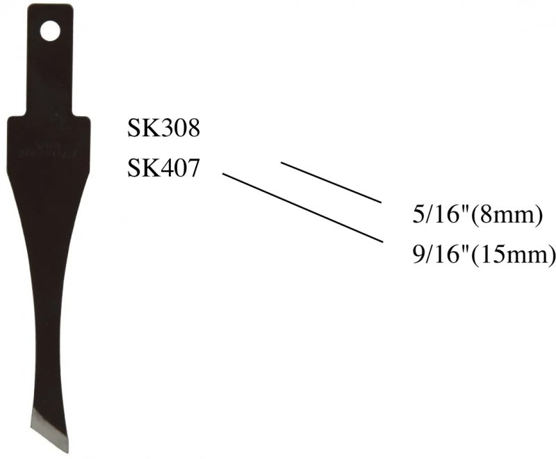 Flexcut Flexcut Double Bevel Skew Chisels