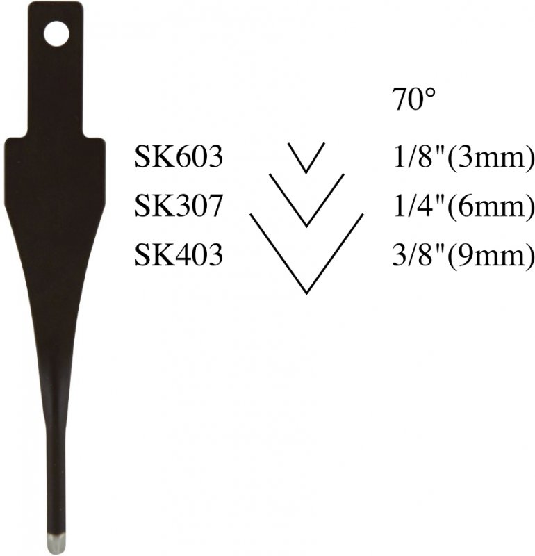 Flexcut Flexcut 70-degree V-Tools (70°)