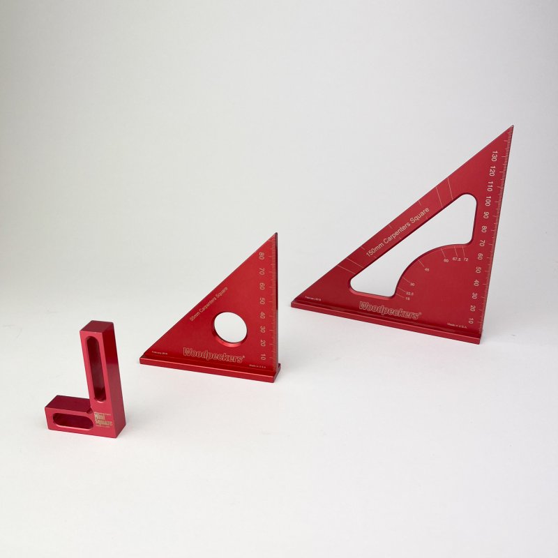 Friday Finds 2 Woodpeckers Metric Carpenter's Squares & Mini Square Bundle [Preowned, SOLD]
