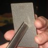 James Barry Sharpening James Barry Credit Card Stones