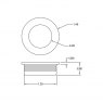 Brusso Brusso Brass Recessed Pull CP-150