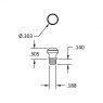 Brusso Brusso Brass Jewellery Cabinet Pull MC-422