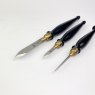 Friday Finds Blue Spruce Toolworks - Marking Knives & Awl Set (with African Blackwood Handles) [Preowned, SOLD]